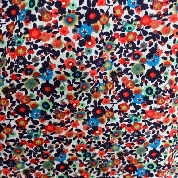 💋Thomas Dean Big and Tall Men’s Floral Shirt - Picture 8 of 9